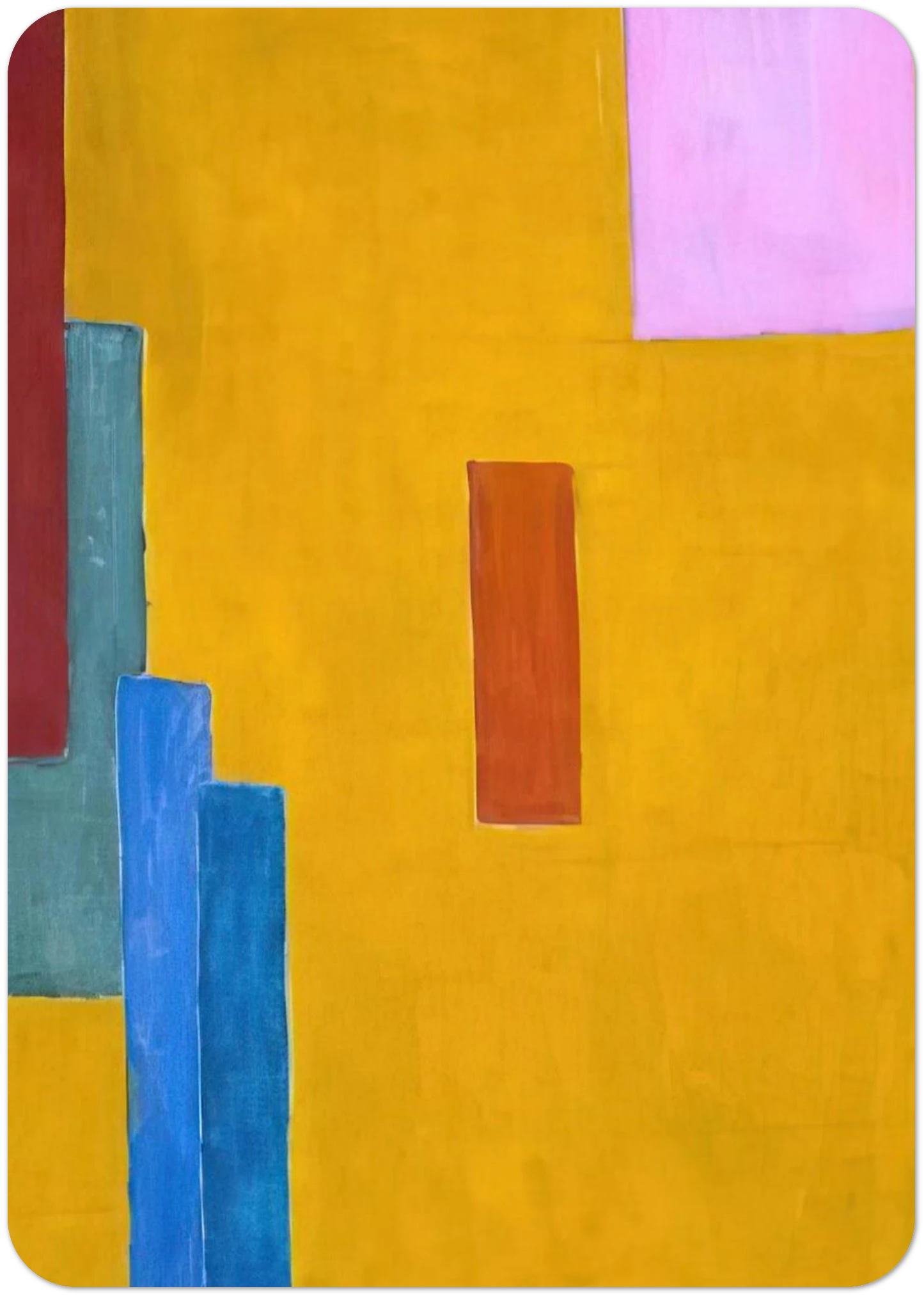 ABSTRACT PAINTING 1914 By Vanessa Bell Pack of 10 Post Cards | Vanessa Bell Post Cards | A6 (10.5 x 14.8 cm) - 4.1 x 5.8 inches