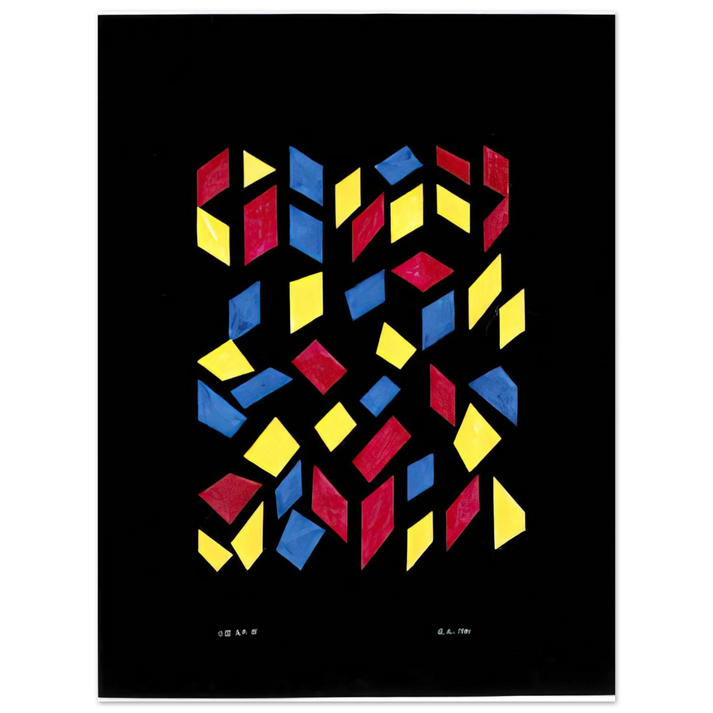 Anni Albers - ORCHESTRA III 1980 75x100 cm / 30x40inches Fine Art Poster