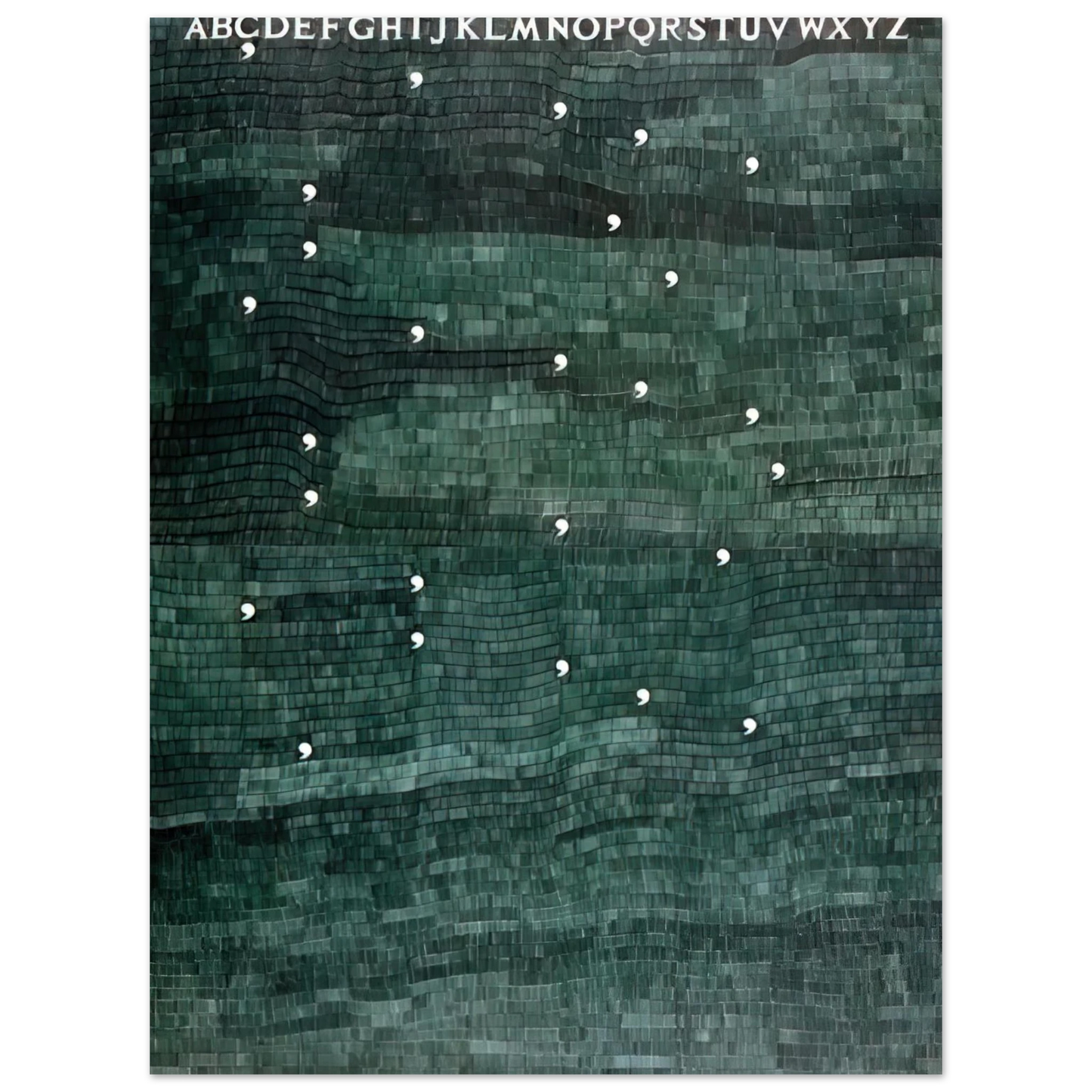 Alighiero Boetti - CINQUE PER CINQUE VENTICINQUE 1983 Fine Art Poster - Default Title