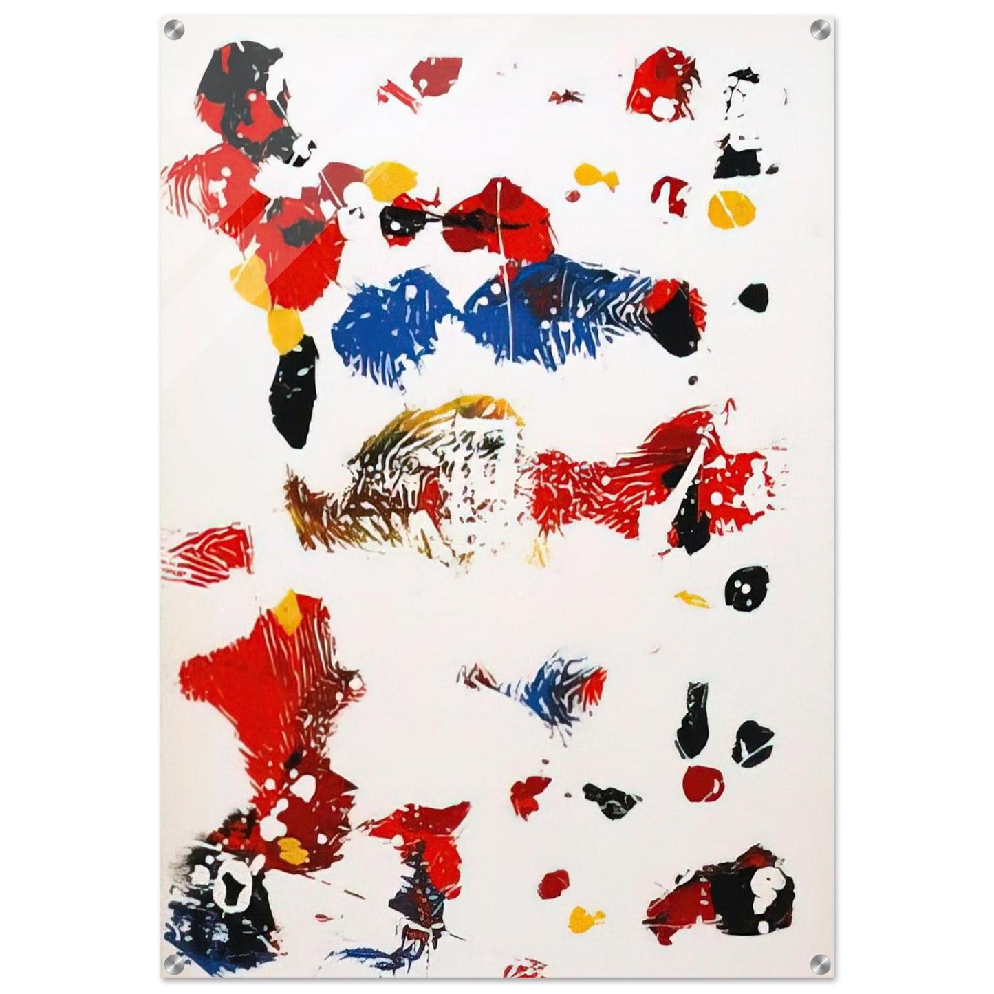 Untitled SF27S - Sam Francis Acrylic Print - 70x100 cm / 28x40″ inches | Sam Francis Wall Art | Sam Francis Prints