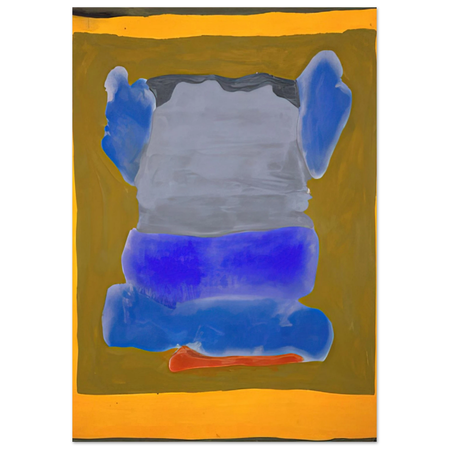 Helen Frankenthaler - Buddha s Court - 1964 Wall art - 13x18 cm / 5x7 inches - Fine Art Poster - -