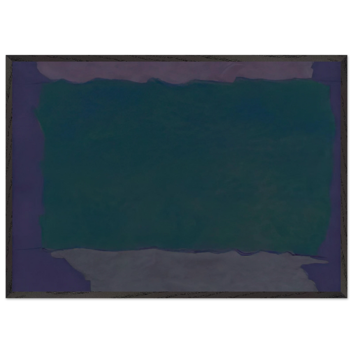 Infinity Field Lefkada Series - 1982 - Theodoros Stamos 70x100 cm / 28x40 inches Framed Art Print – Black Wooden Frame