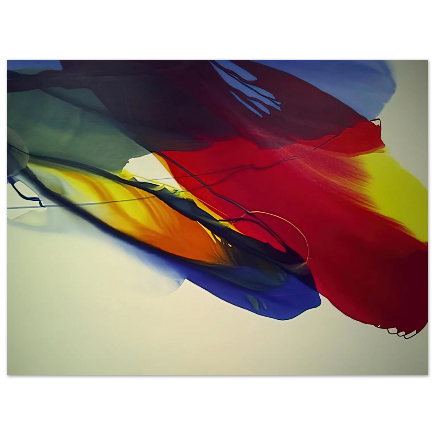 Paul Jenkins - Phenomena Point Swing and Flank - 1964 Fine Art Poster - Default Title