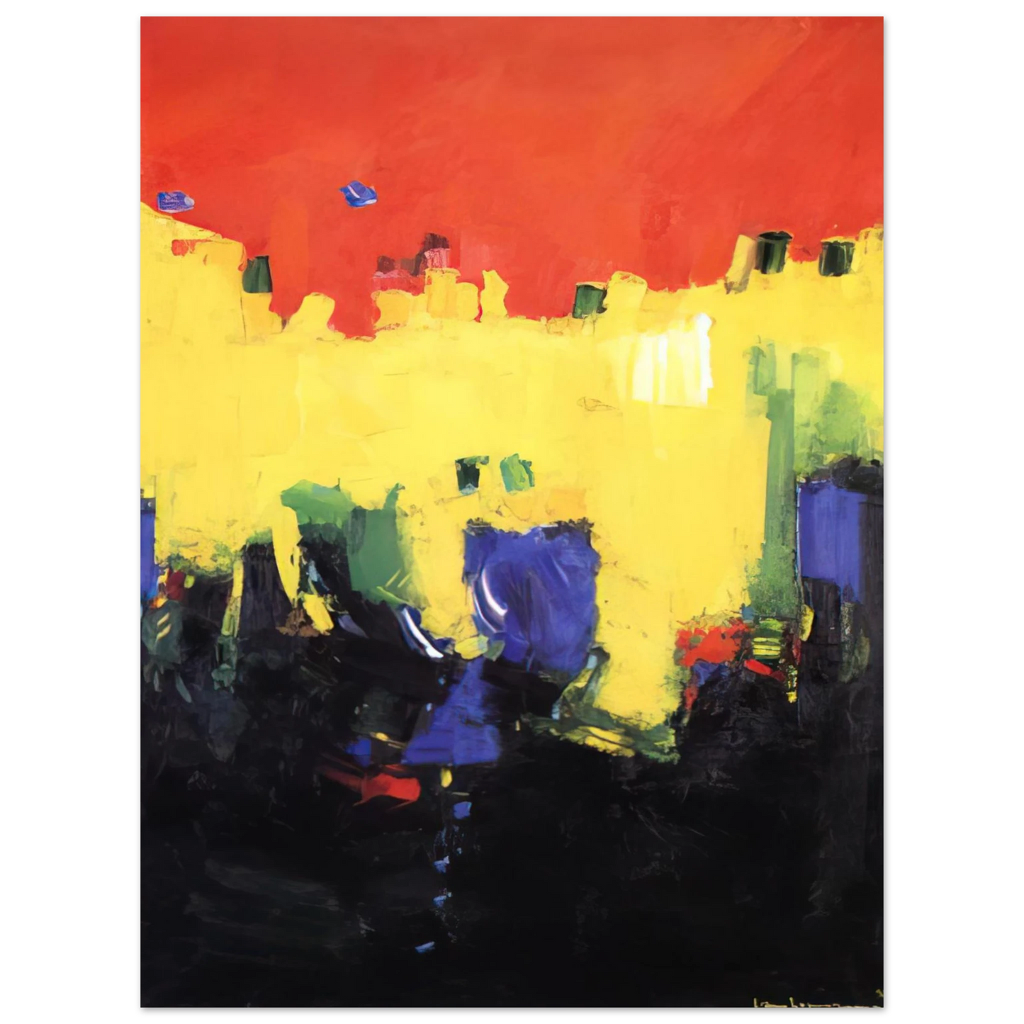 Hans Hofmann - Above Deep Waters Fine Art Poster - Default Title