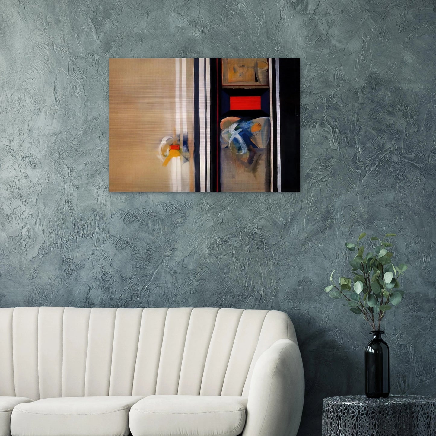 Treasury - Abstract Expressionism - Miriam Schapiro Brushed Aluminum Print - 70x100 cm / 28x40 inches | Miriam Schapiro Aluminum Print | Miriam Schapiro Prints