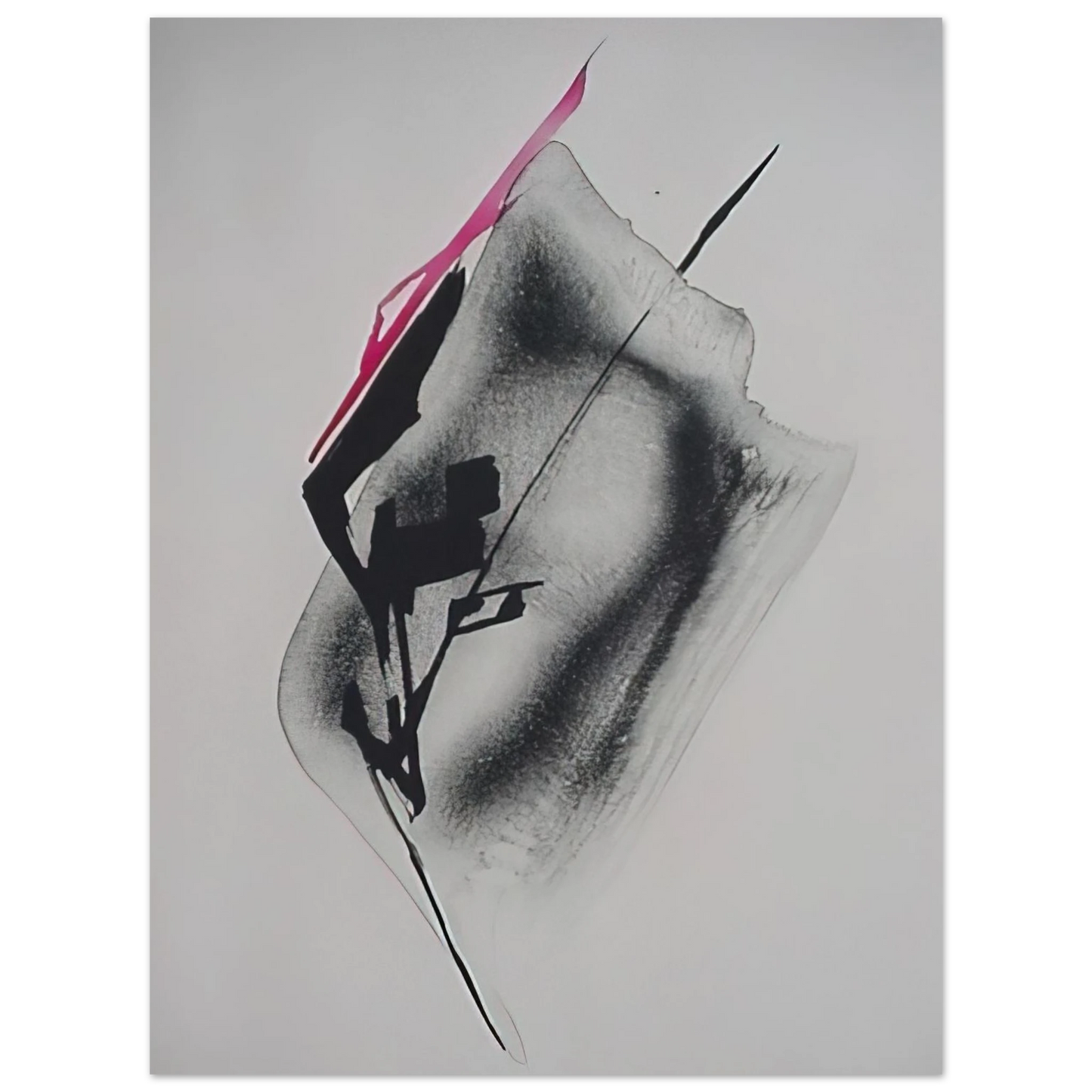 Toko Shinoda - Transparent Shadow - Abstract Expressionism Fine Art Poster - Default Title