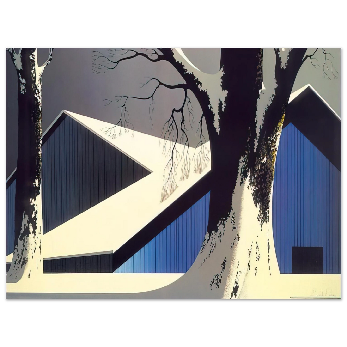 Eyvind Earle - Winter Quiet Fine Art Poster - Default Title