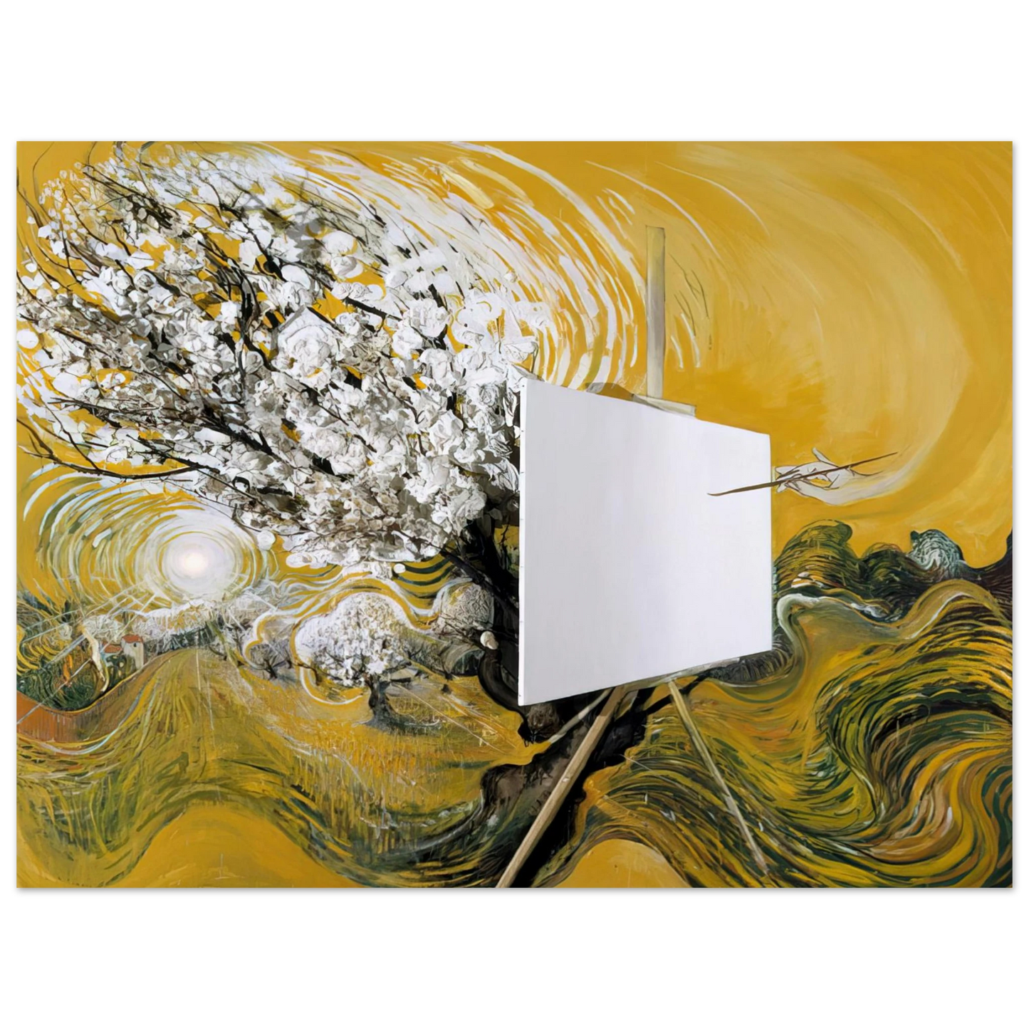 Brett Whiteley - The Blossom Tree - 1982 Fine Art Poster - Default Title