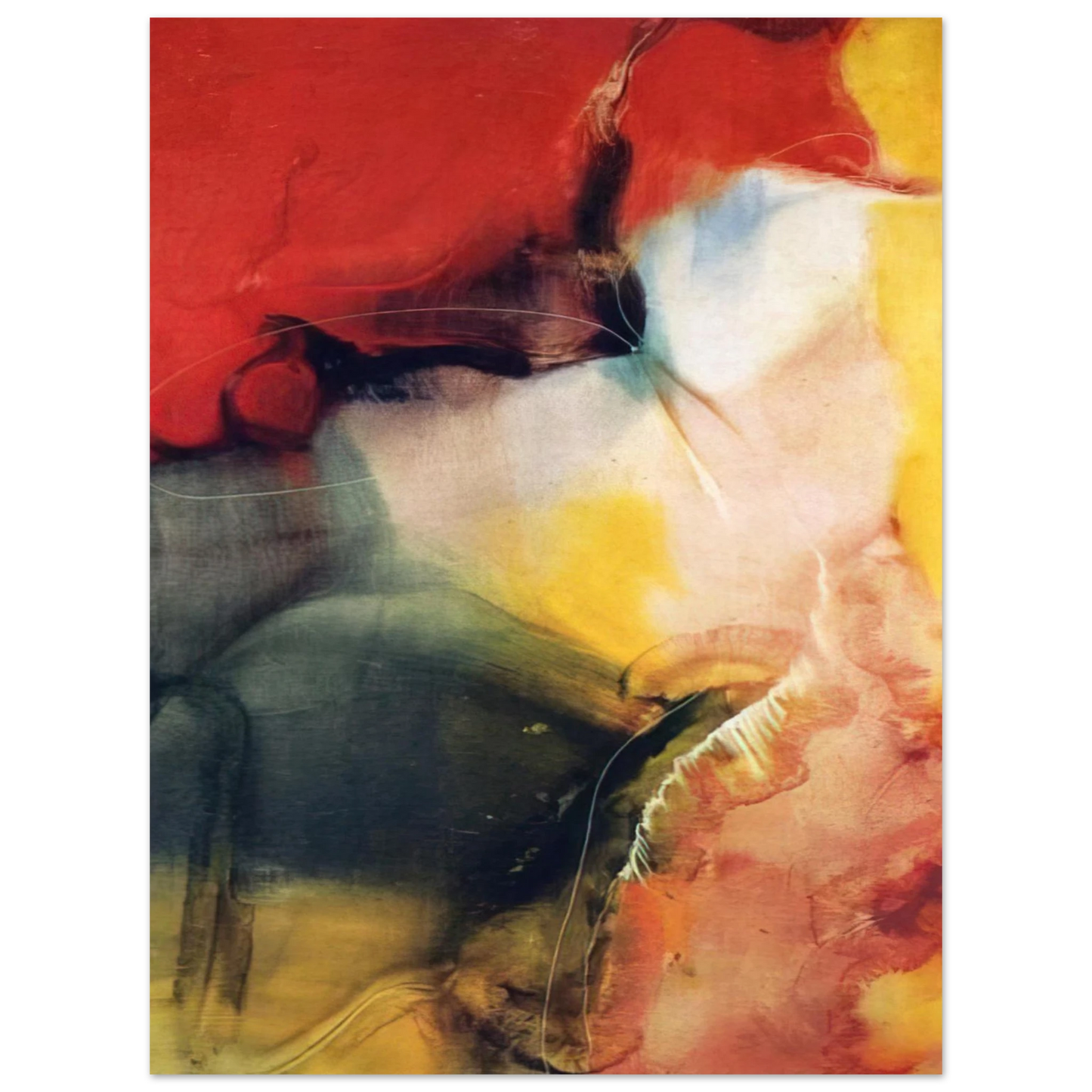 Paul Jenkins - Lotus - 1957 Fine Art Poster - Default Title