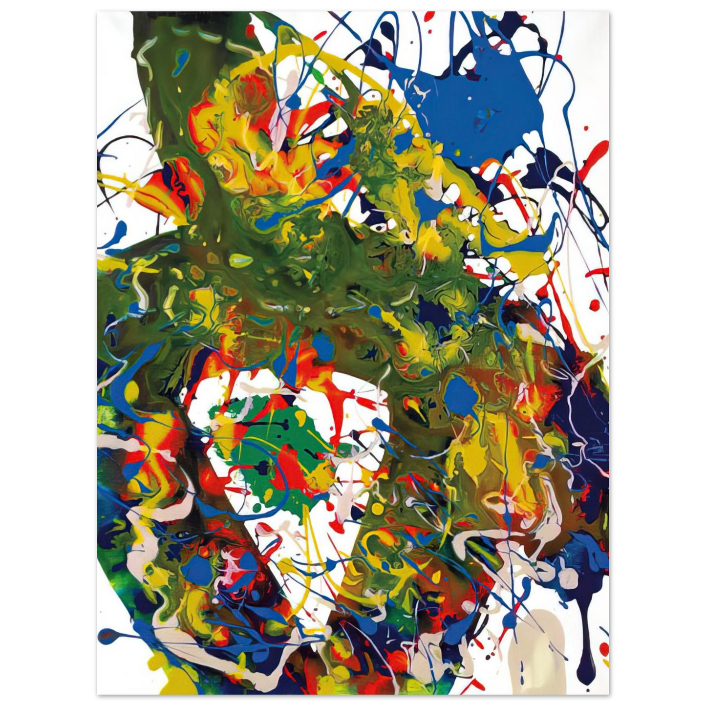 Sam Francis - Untitled SFP94-65 SFF 1739 Fine Art Poster - Default Title