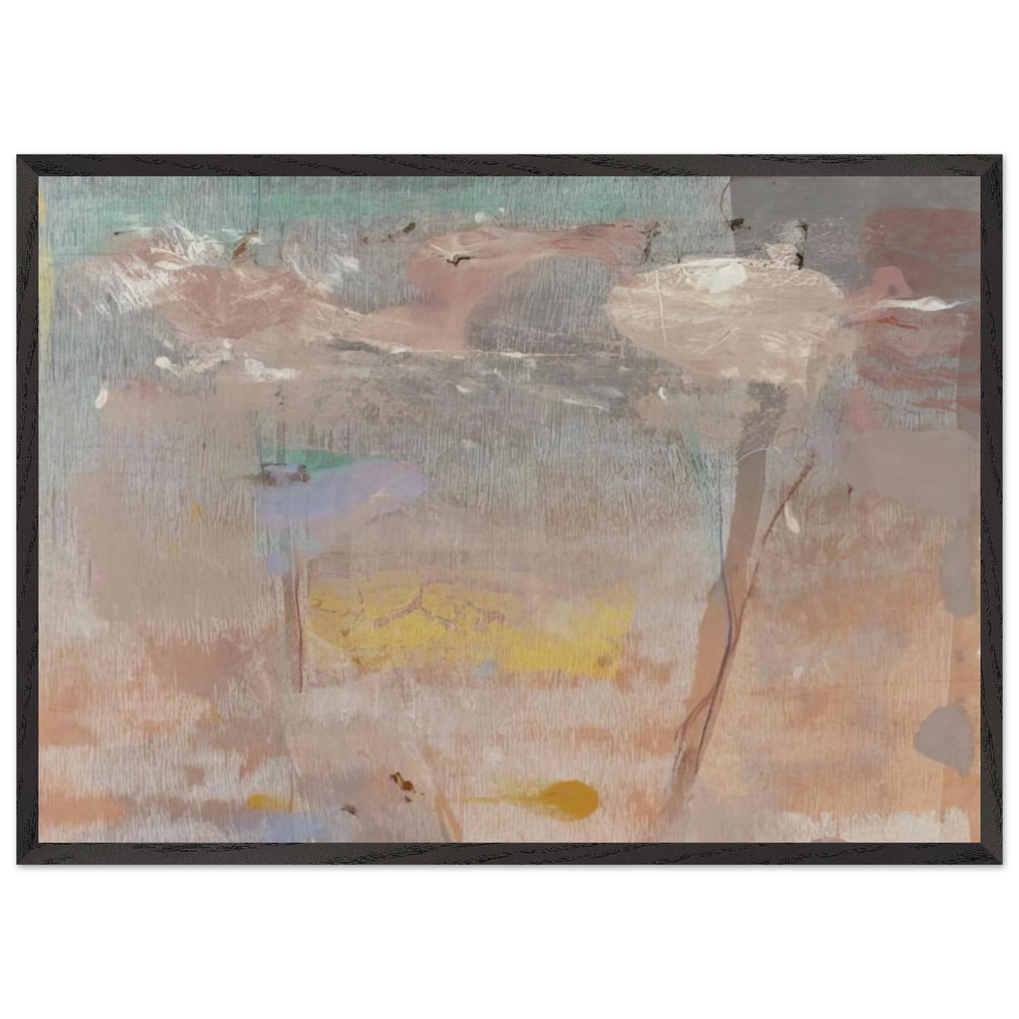 Helen Frankenthaler - Monotype I - 1981 Wall art - 50x70 cm / 20x28 inches - Fine Art Poster - -