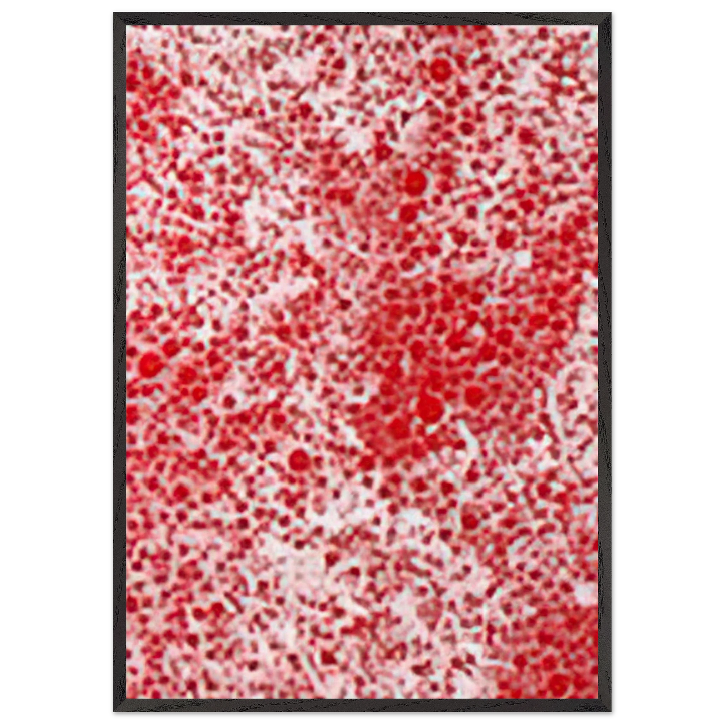 BEYOND THE END OF THE CENTURY 1987 - Yayoi Kusama 70x100 cm / 28x40 inches Framed Art Print – Black Wooden Frame