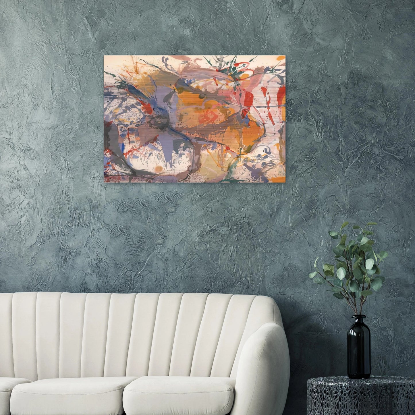 Before the Caves, 1958- - Helen Frankenthaler Brushed Aluminum Print - 70x100 cm / 28x40 inches | Helen Frankenthaler Aluminum Print | Helen Frankenthaler Prints