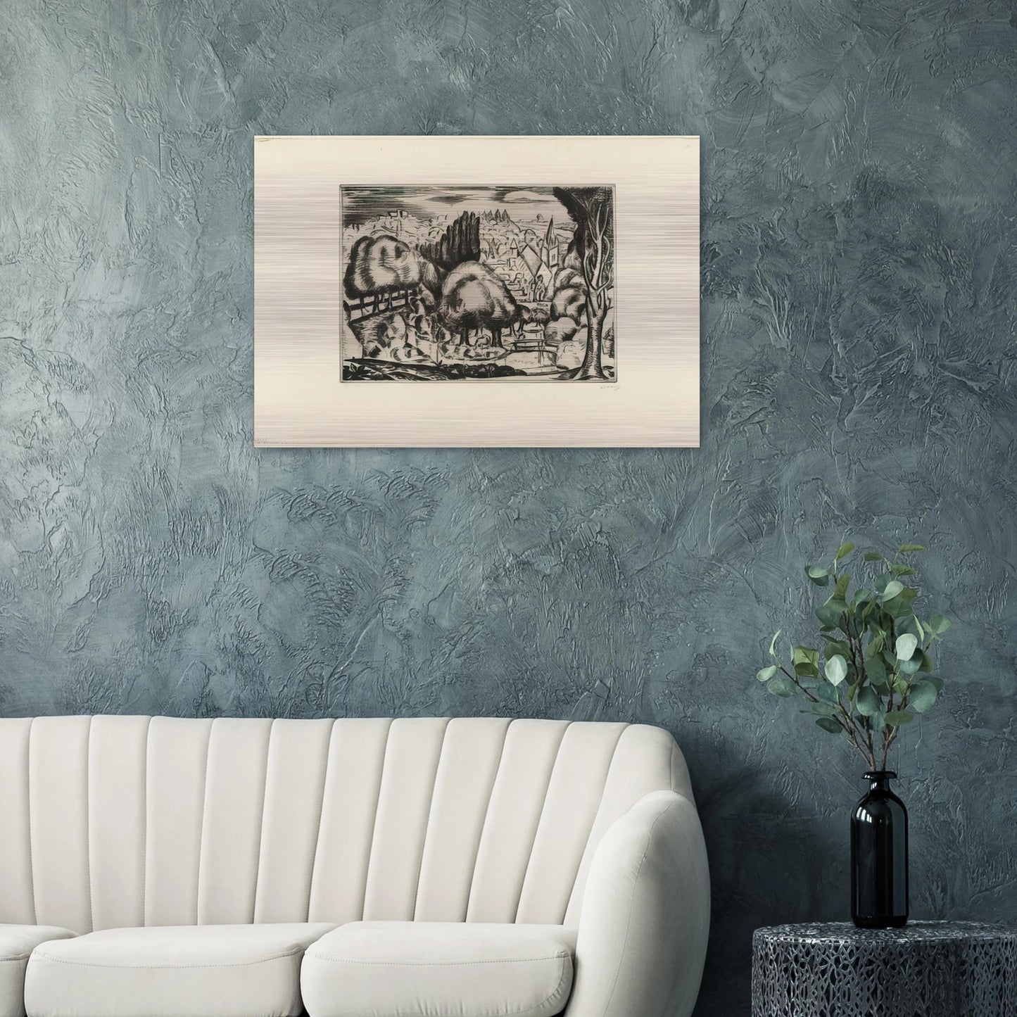 LANDSCAPE 1907 2 - Andre Derain Brushed Aluminum Print - 70x100 cm / 28x40 inches | Andre Derain Aluminum Print | Andre Derain Prints