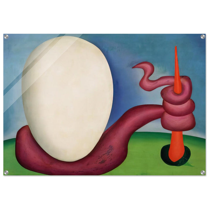 The Egg - Tarsila do Amaral Acrylic Print - 70x100 cm / 28x40″ inches