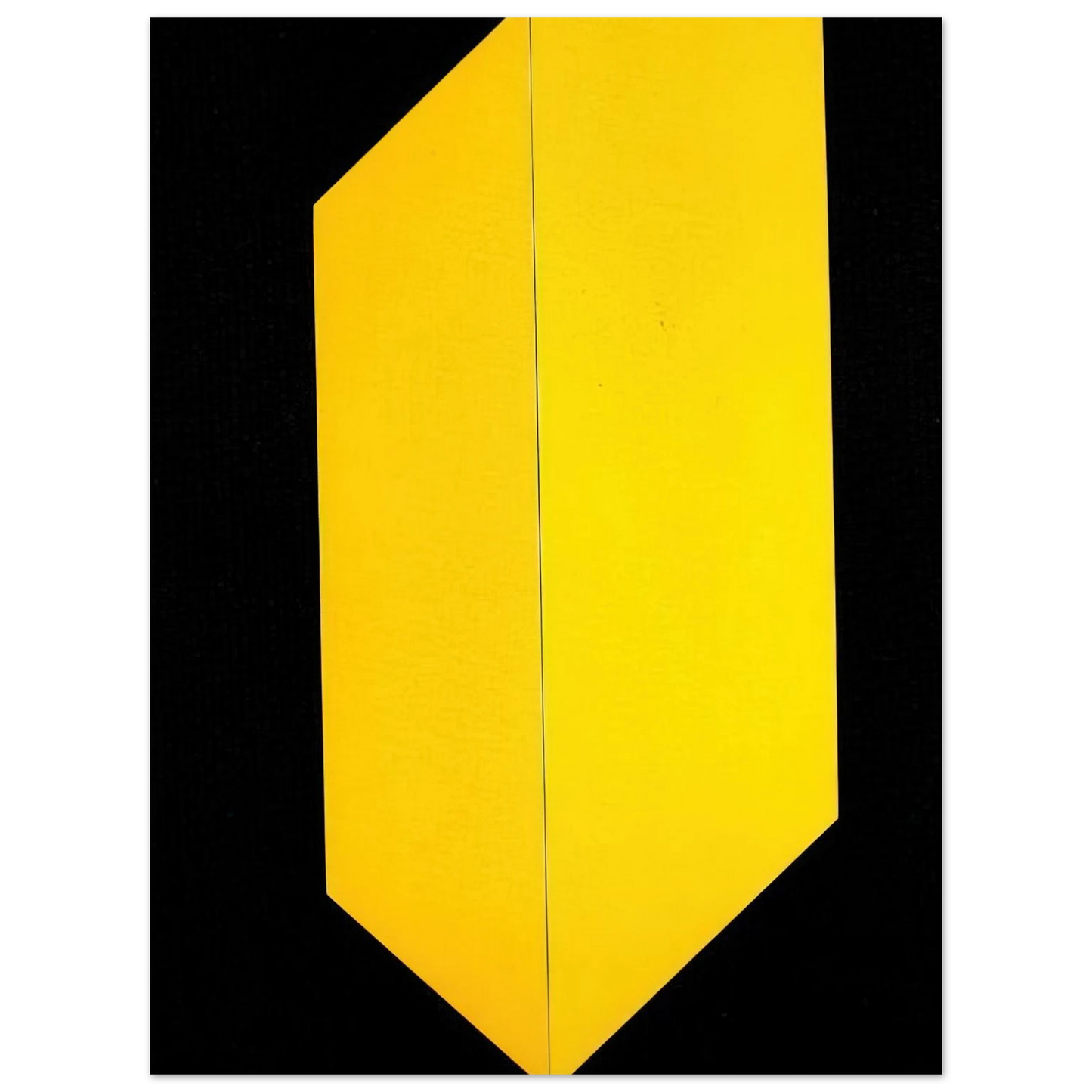 Carmen Herrera - Black and Yellow - 2009 Fine Art Poster - Default Title