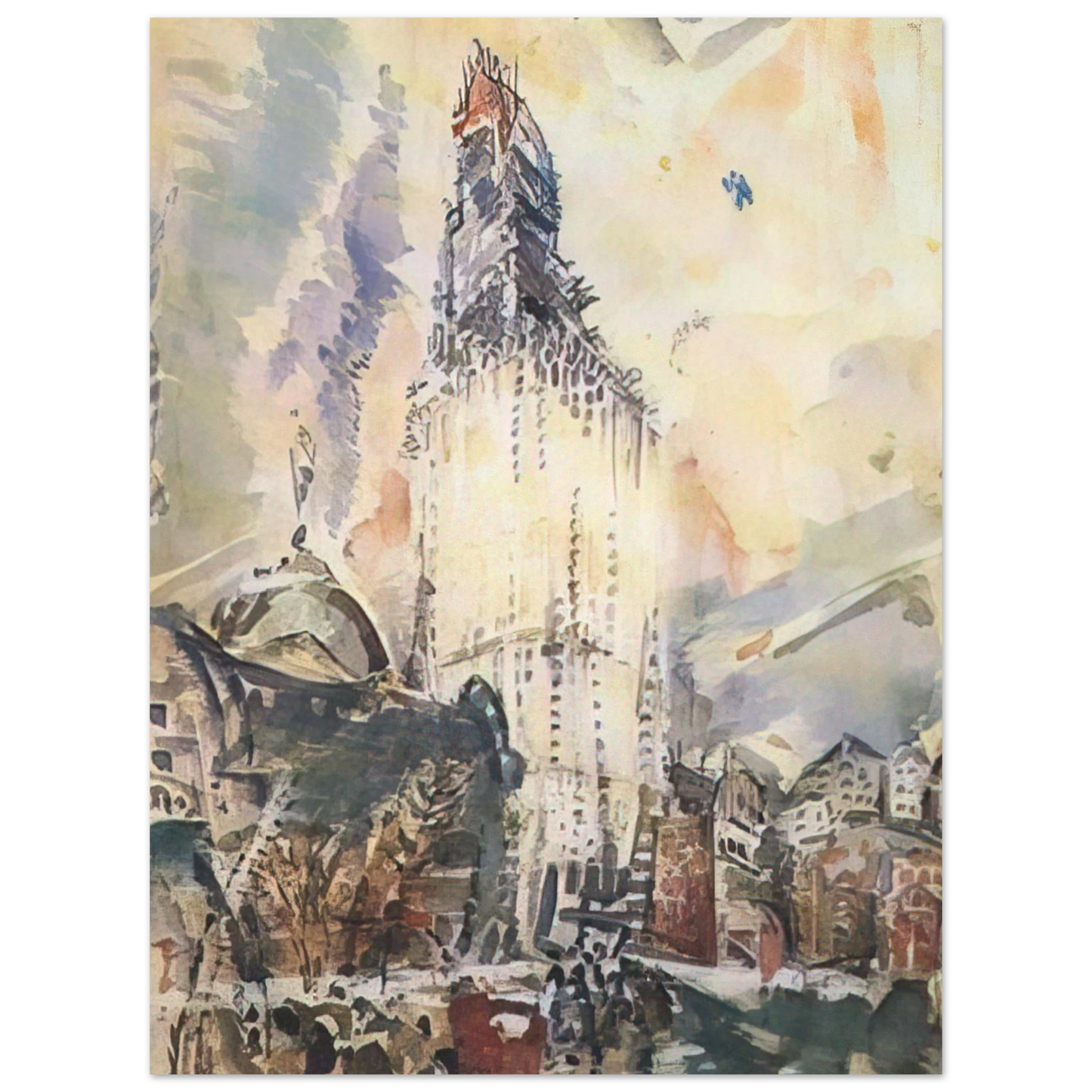 John Marin - Woolworth Building No. 28 - 1912 Fine Art Poster - Default Title