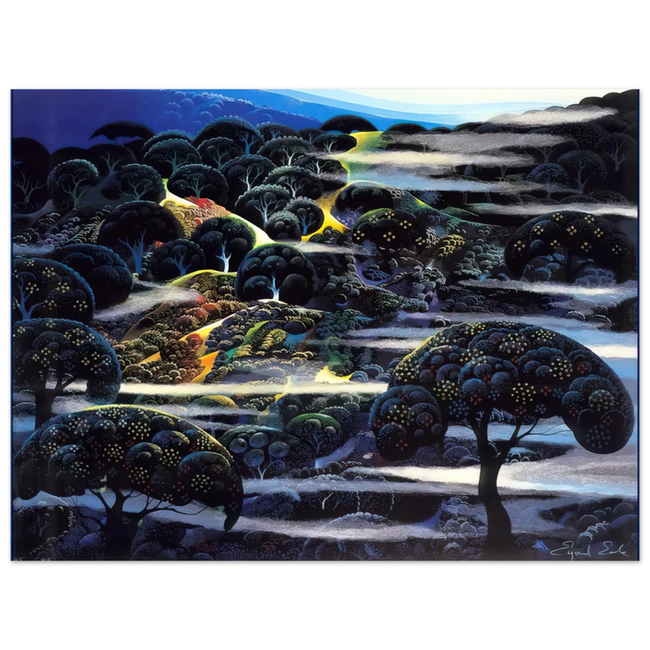 Eyvind Earle - Garden of Eden 75x100 cm / 30x40inches Fine Art Poster