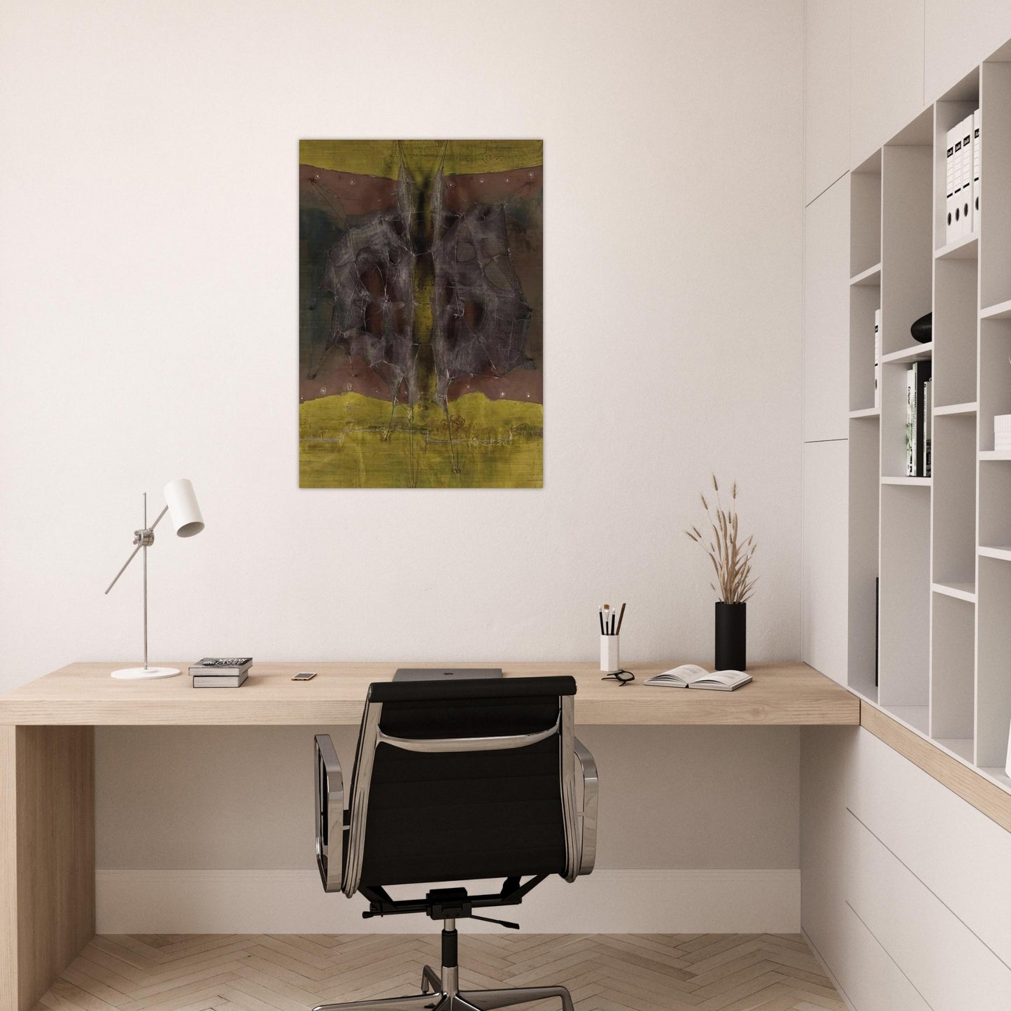 Metamorphosis Medieval - 1961 - Manuel Rivera Brushed Aluminum Print - 70x100 cm / 28x40 inches | Manuel Rivera Aluminum Print | Manuel Rivera Prints