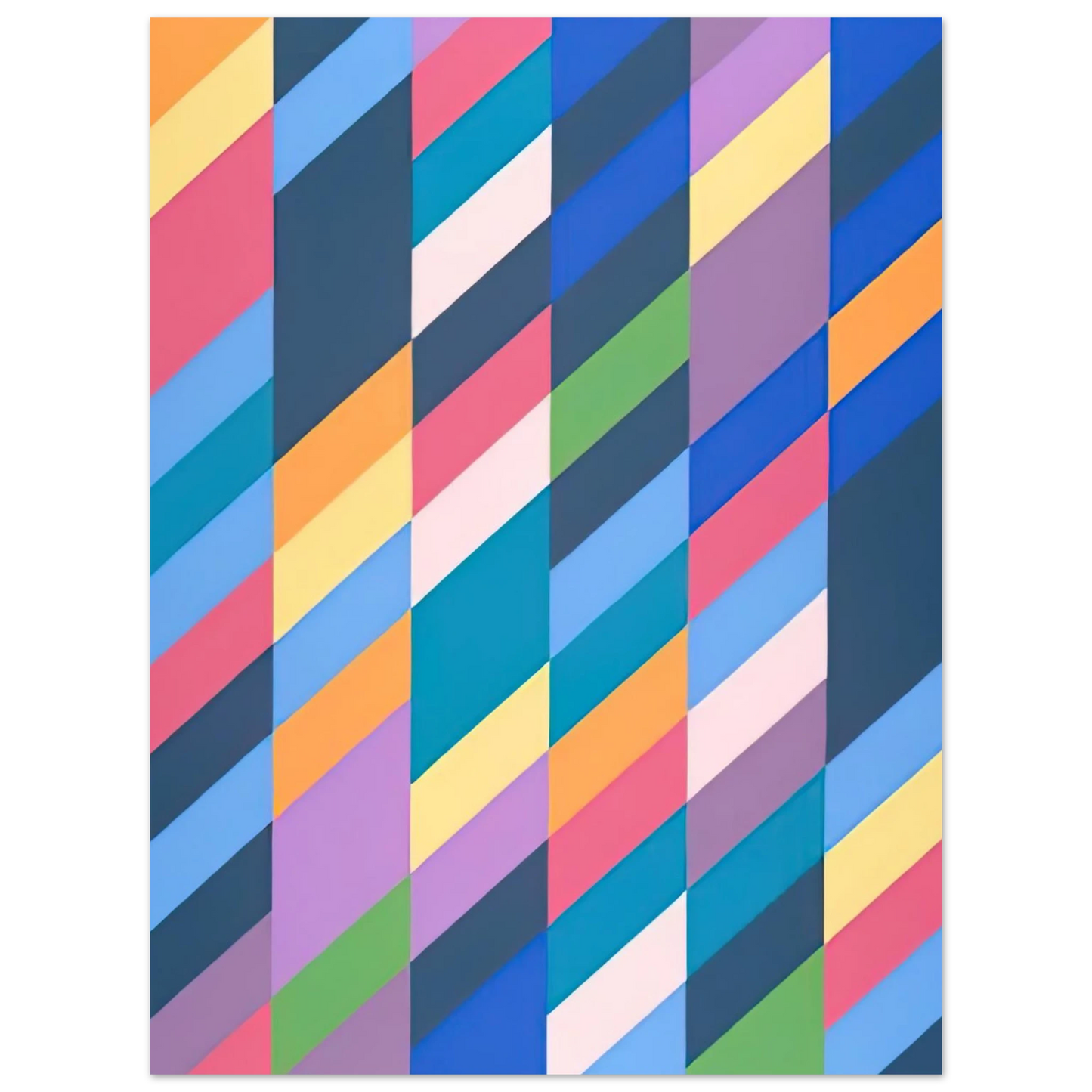 Bridget Riley - SHADOW PLAY 1990 Fine Art Poster - Default Title