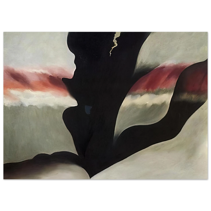 Georgia O'Keeffe - Black Place Green Fine Art Poster