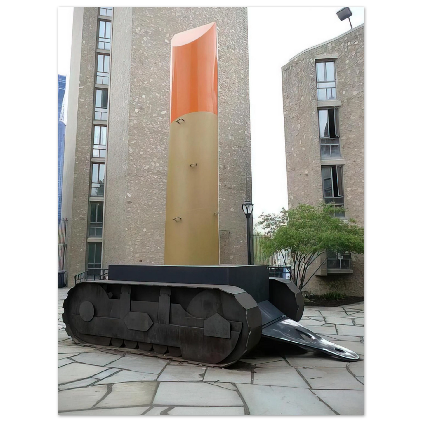 Claes Oldenburg - LIPSTICK ASCENDING ON CATERPILLAR TRACKS 1969 Fine Art Poster - Default Title