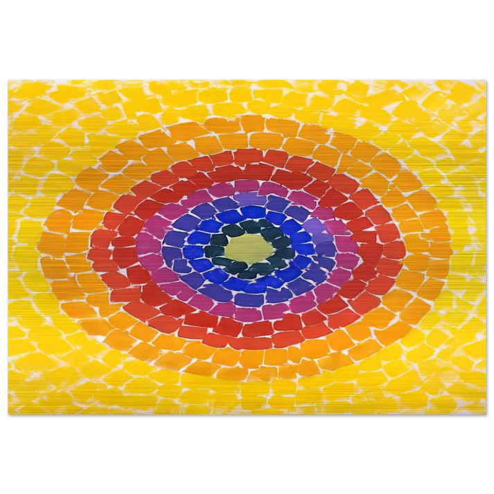 RESSURECTION 1966 - Alma Woodsey Thomas Brushed Aluminum Print - 70x100 cm / 28x40 inches | Alma Woodsey Thomas Aluminum Print | Alma Woodsey Thomas Prints