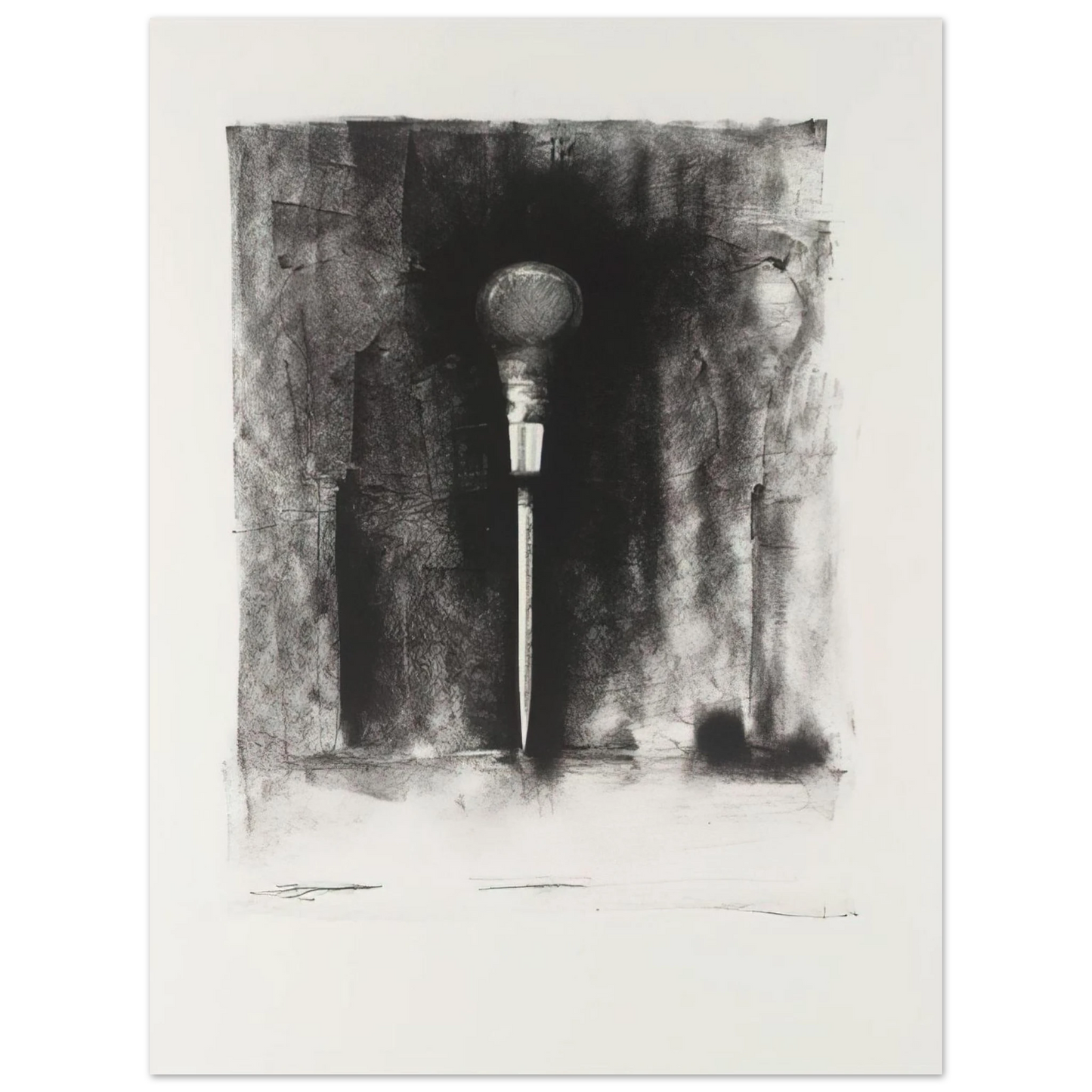 Jim Dine - UNTITLED FROM TEN WINTER TOOLS 1973 3 Fine Art Poster - Default Title
