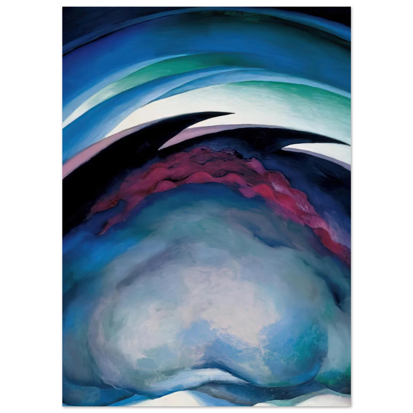 Georgia O'Keeffe - From the Plains I Fine Art Poster - 75x100 cm / 30x40 inches