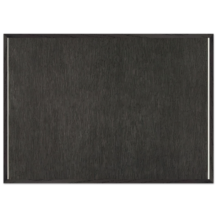 Black with White Lines Vertical Not Touching - Sol LeWitt 70x100 cm / 28x40 inches Framed Art Print – Black Wooden Frame