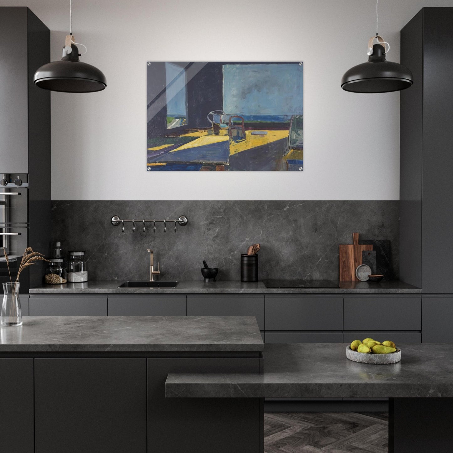 Interior with View of the Ocean - Richard Diebenkorn Acrylic Print - 70x100 cm / 28x40″ inches