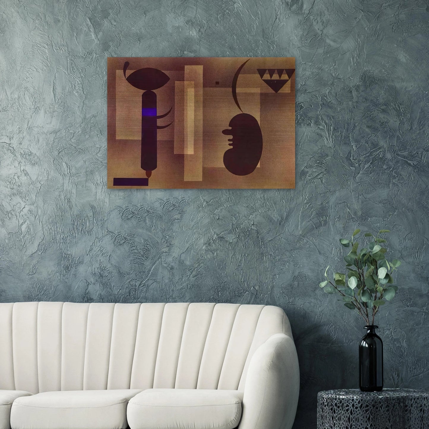 GLOOMY SITUATION 1933 - Wassily Kandinsky Brushed Aluminum Print - 70x100 cm / 28x40 inches | Wassily Kandinsky Aluminum Print | Wassily Kandinsky Prints