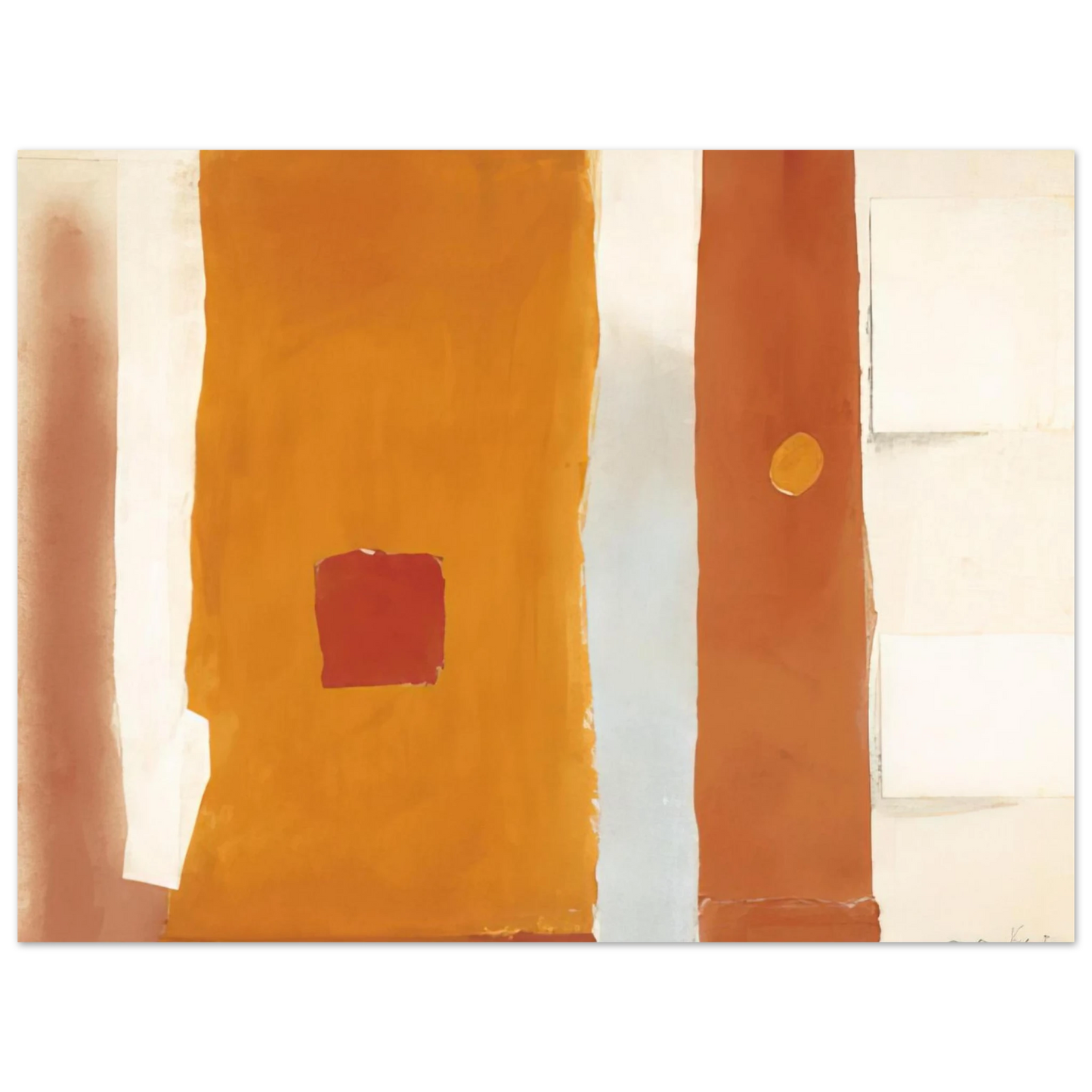 Esteban Vicente - UNTITLED 1982 Fine Art Poster - Default Title