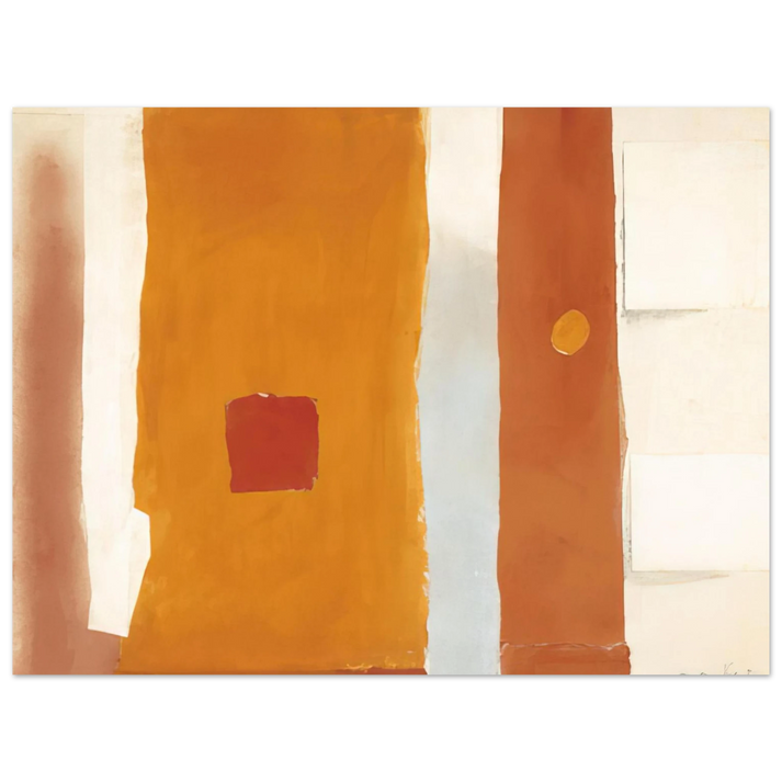 Esteban Vicente - UNTITLED 1982 75x100 cm / 30x40inches Fine Art Poster