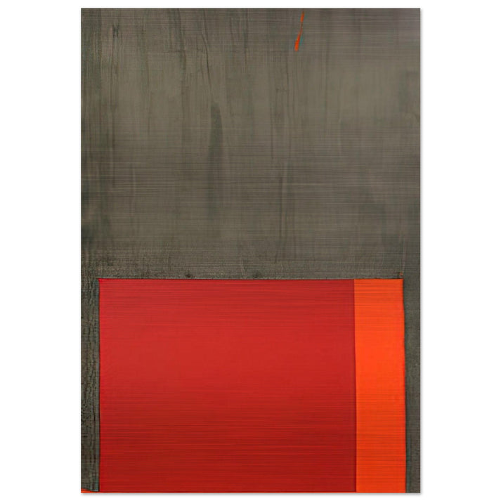 4.5.68 - 1968 - John Hoyland Brushed Aluminum Print - 70x100 cm / 28x40 inches | John Hoyland Aluminum Print | John Hoyland Prints