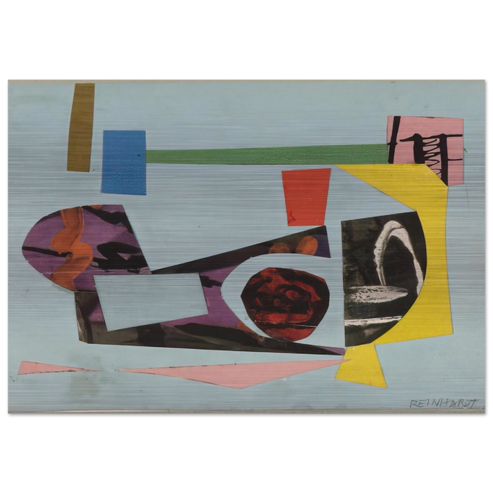 Study for a Painting - 1938 - Ad Reinhardt Brushed Aluminum Print - 70x100 cm / 28x40 inches | Ad Reinhardt Aluminum Print | Ad Reinhardt Prints