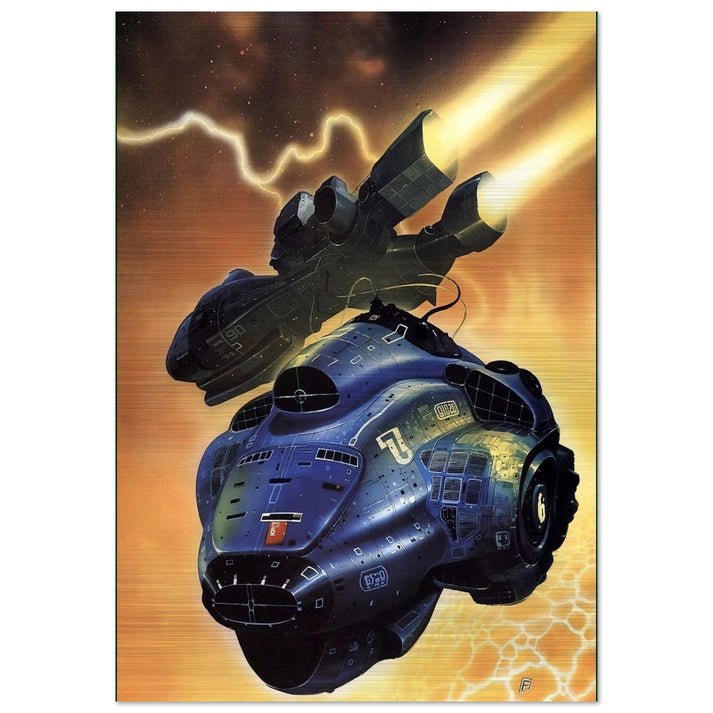Chris Foss - Chris Foss Brushed Aluminum Print - 70x100 cm / 28x40 inches | Chris Foss Aluminum Print | Chris Foss Prints