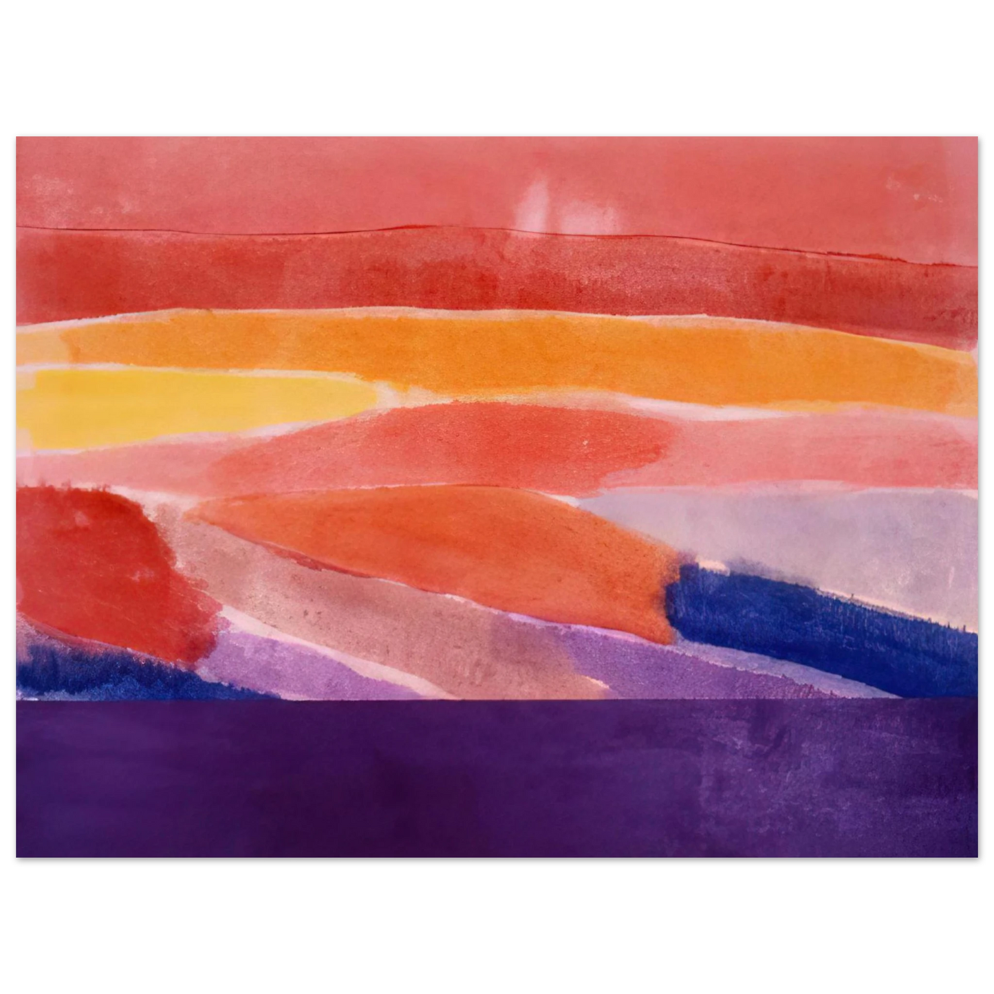 Ronnie Landfield - Surface Of Coral - 1981 Fine Art Poster - Default Title