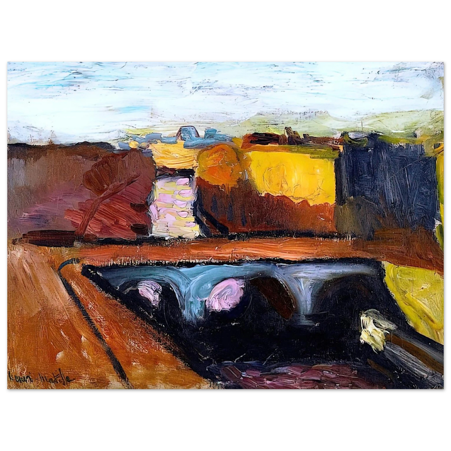 Henri Matisse - VIEW OF THE SEINE THE PONT SAINT MICHEL 1904 Fine Art Poster - Default Title