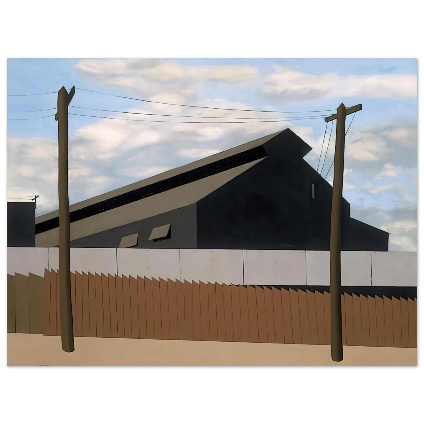 Ralston Crawford - Steel Foundry, Coatesville, Pa. - 1937 Fine Art Poster - Default Title