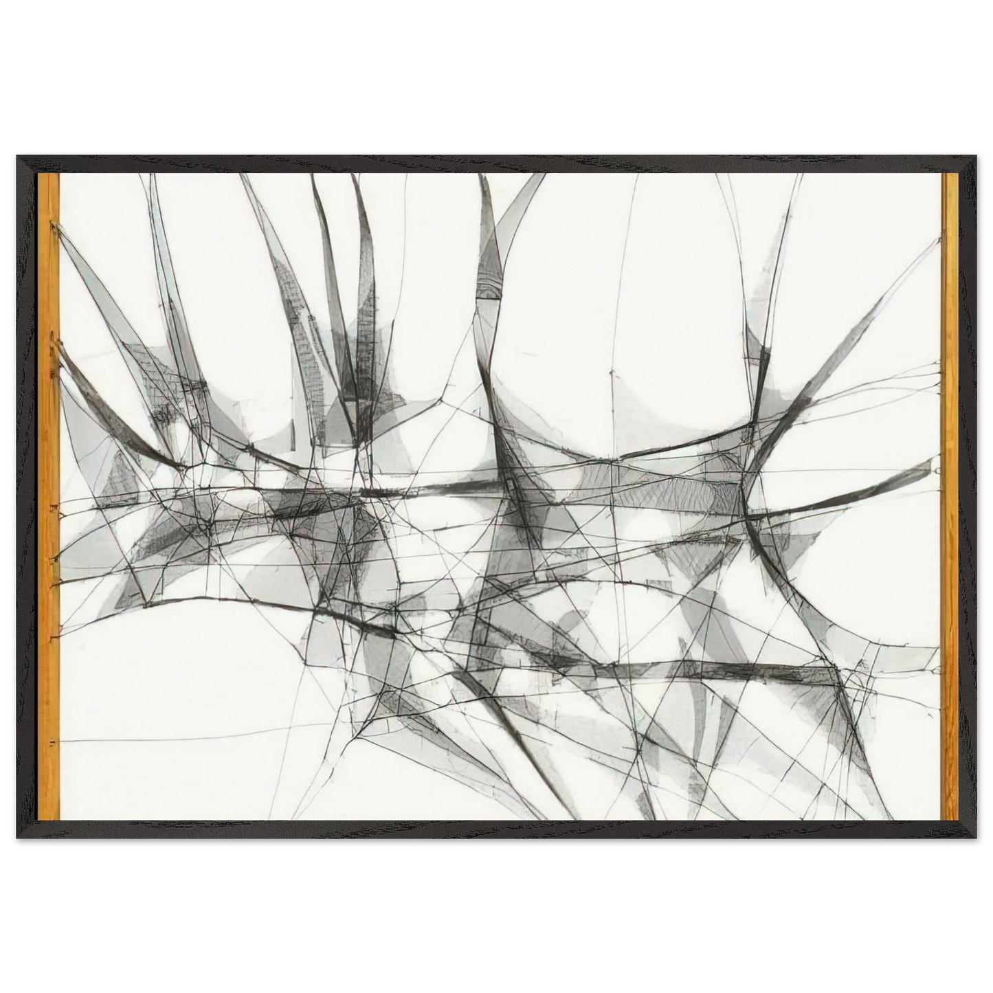 Metamorphosis - 1959 - Manuel Rivera 70x100 cm / 28x40 inches Framed Art Print – Black Wooden Frame