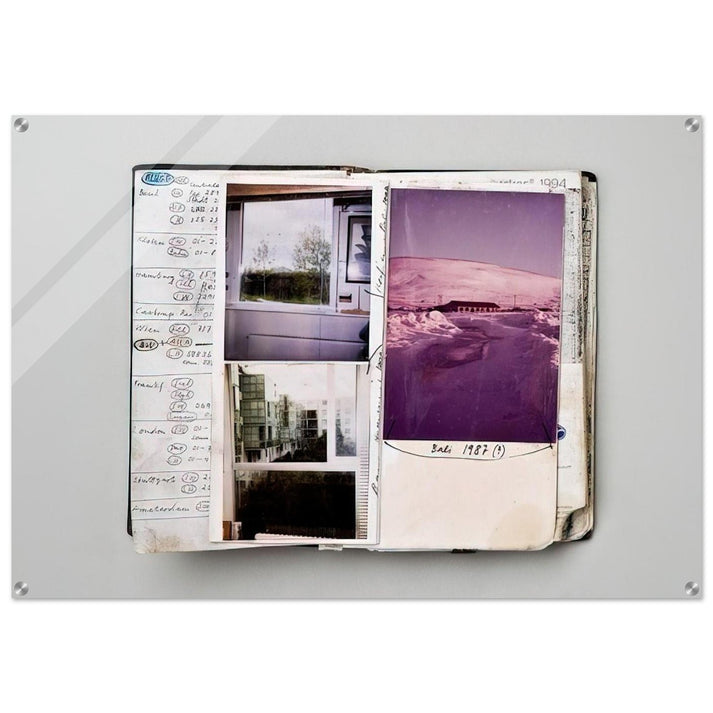 1994 Notebook Diary detail - 1994 - Dieter Roth Acrylic Print - 70x100 cm / 28x40″ inches