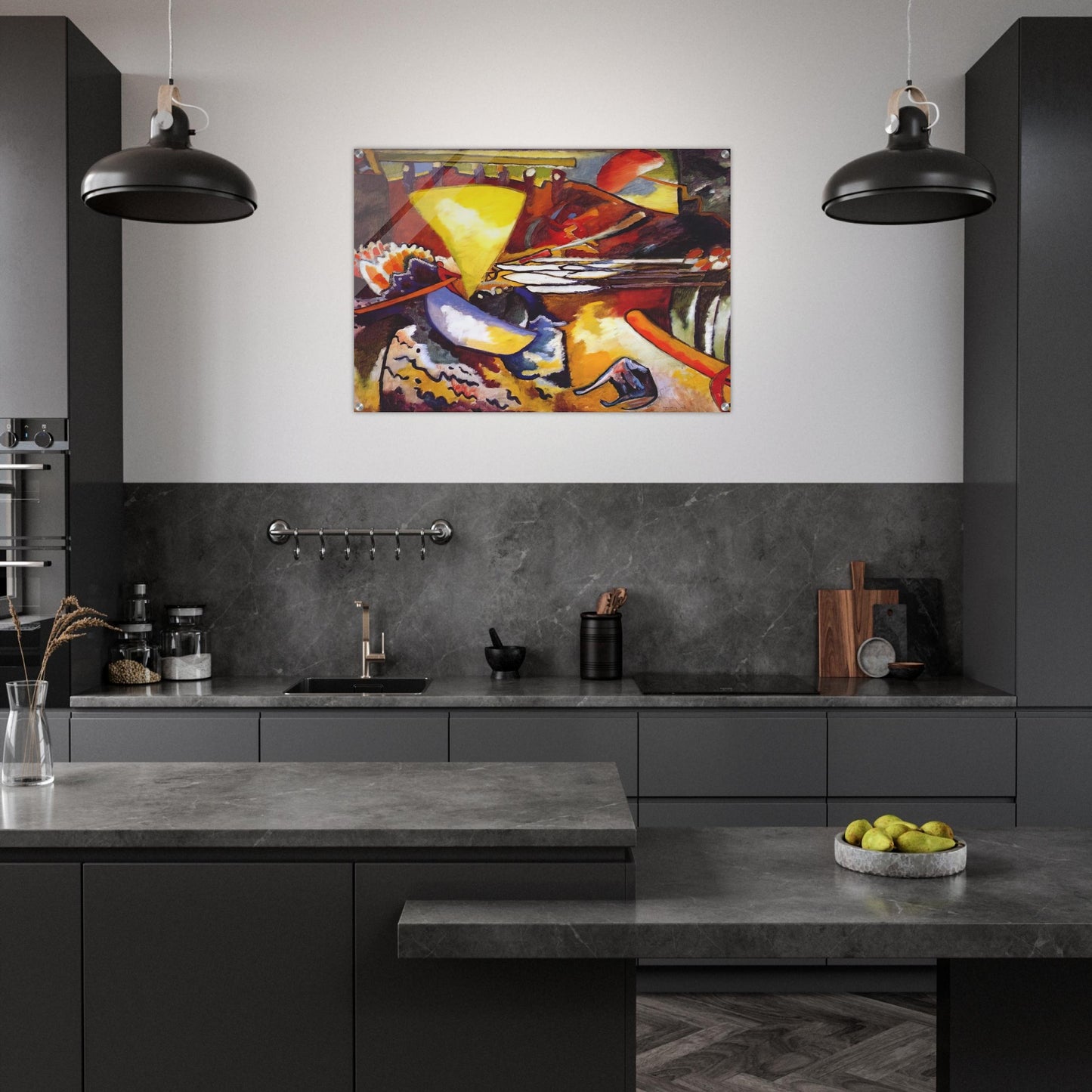 IMPROVISATION 11 1910 - Wassily Kandinsky Acrylic Print - 70x100 cm / 28x40″ inches