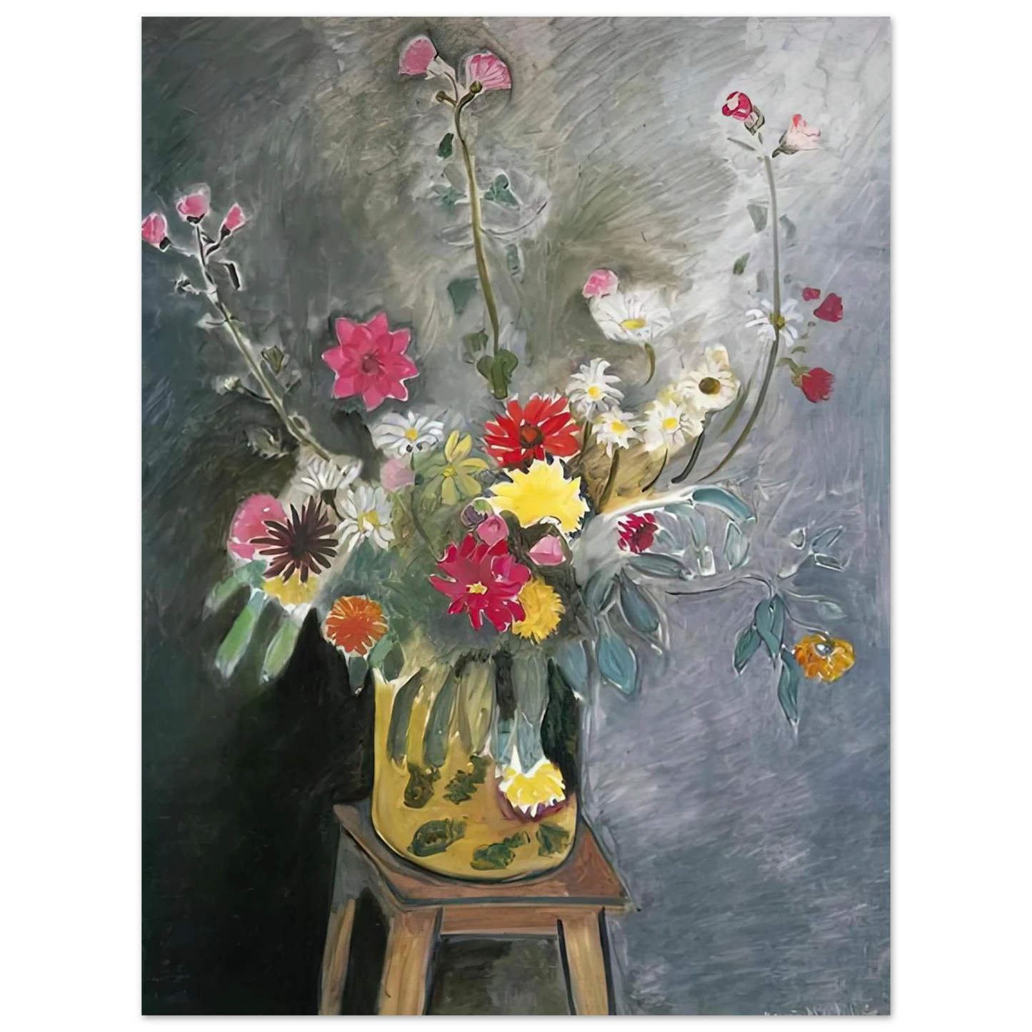 Henri Matisse - BOUQUET OF MIXED FLOWERS 1917 Fine Art Poster - Default Title