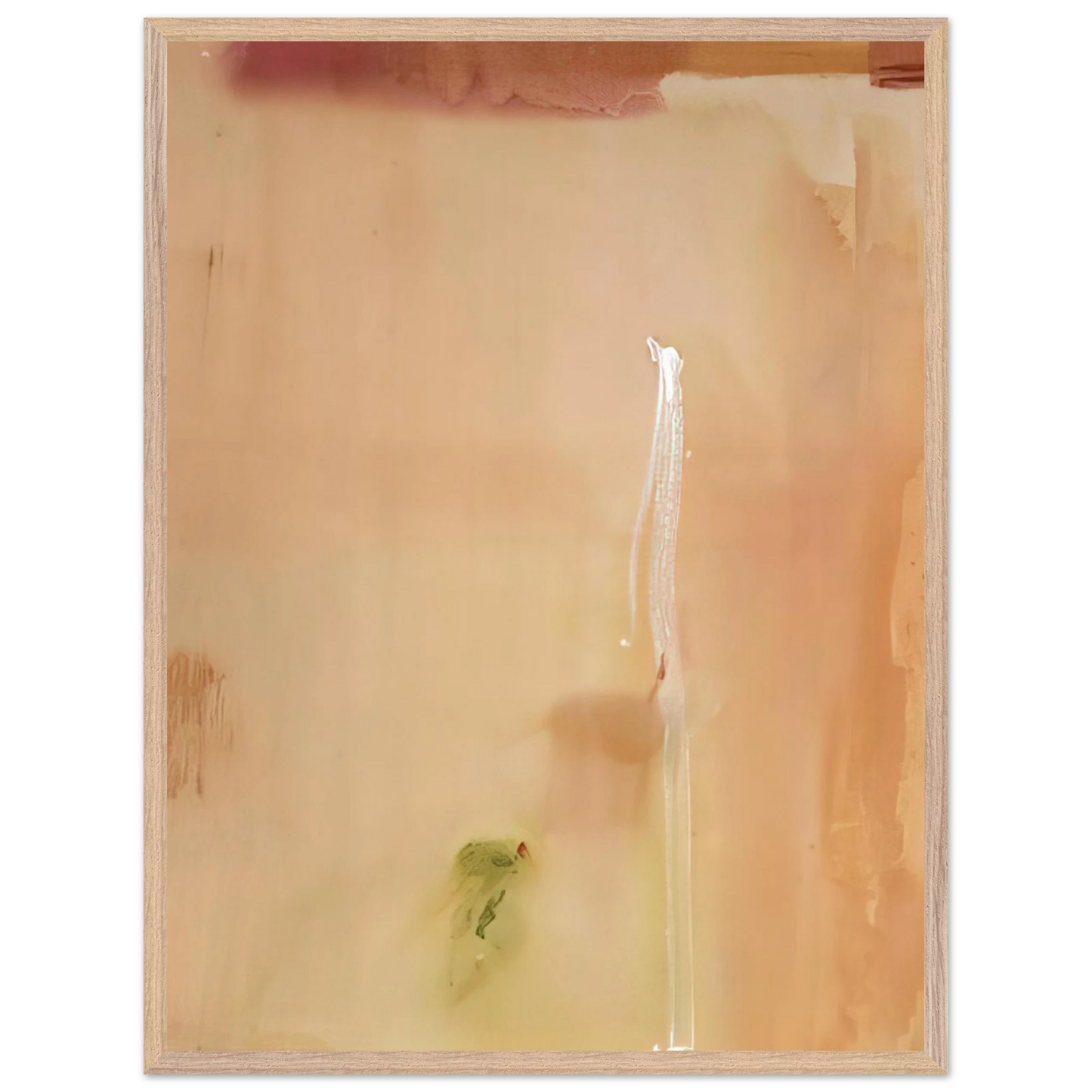 Helen Frankenthaler - Dawn Stroke - 1977 Wall art - 30x45 cm / 12x18 inches - Premium Wooden Framed Poster With Fine Art Paper - White frame