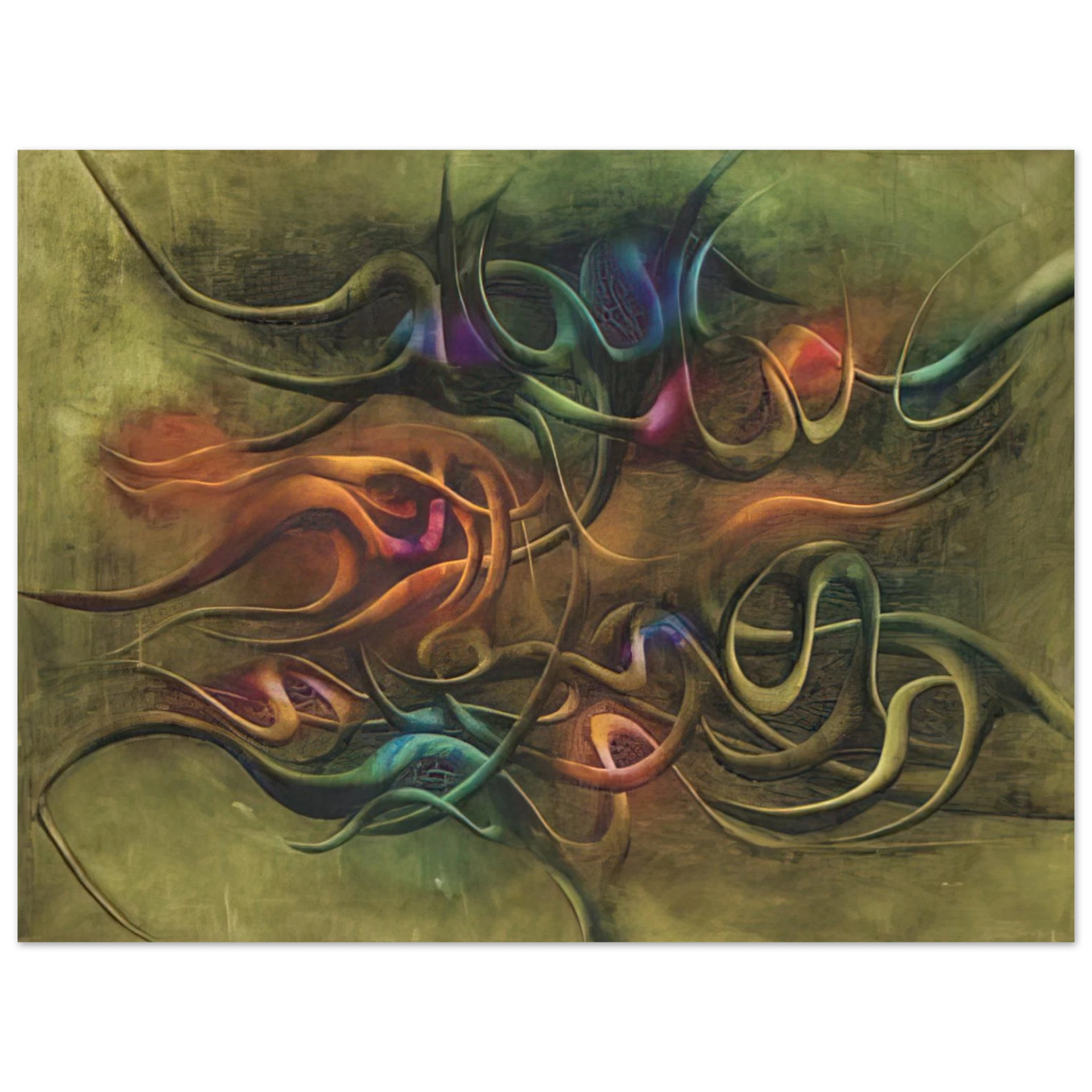 Simon Hantai - Peinture - Surrealism Fine Art Poster - Default Title