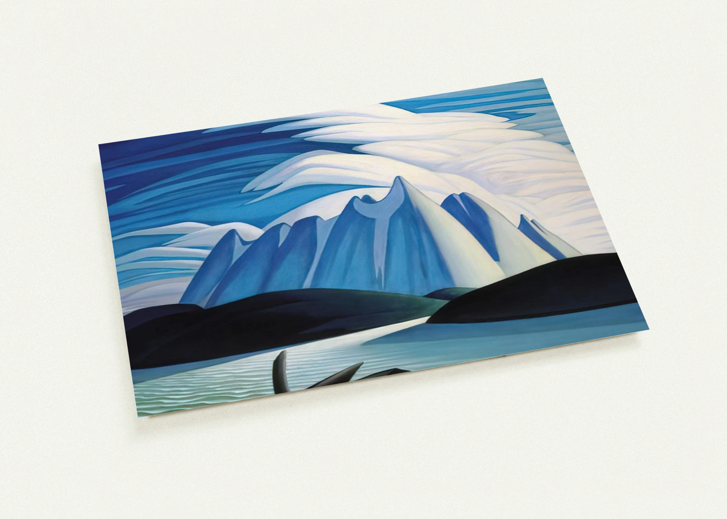 Lake and Mountains - 1928 By Lawren Harris Pack of 10 Post Cards | Lawren Harris Post Cards | A6 (10.5 x 14.8 cm) - 4.1 x 5.8 inches