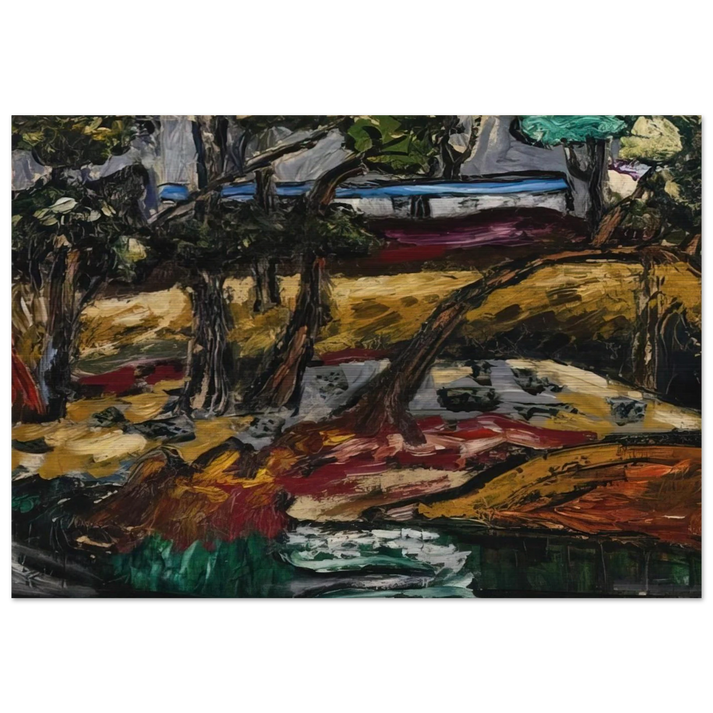 Landscape - Expressionism - Forrest Bess Brushed Aluminum Print - 70x100 cm / 28x40 inches | Forrest Bess Aluminum Print | Forrest Bess Prints