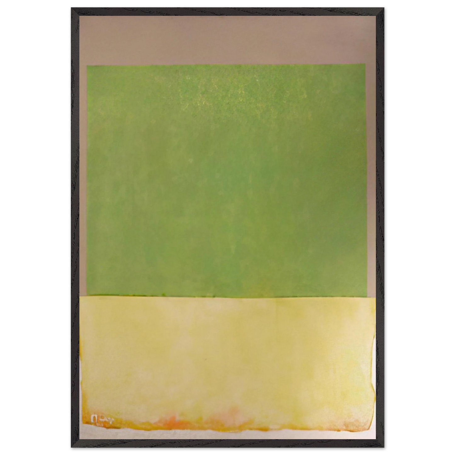 Sunbox - 1966 - Theodoros Stamos Framed Art Print – Black Wooden Frame - Default Title - -Framed Art Print