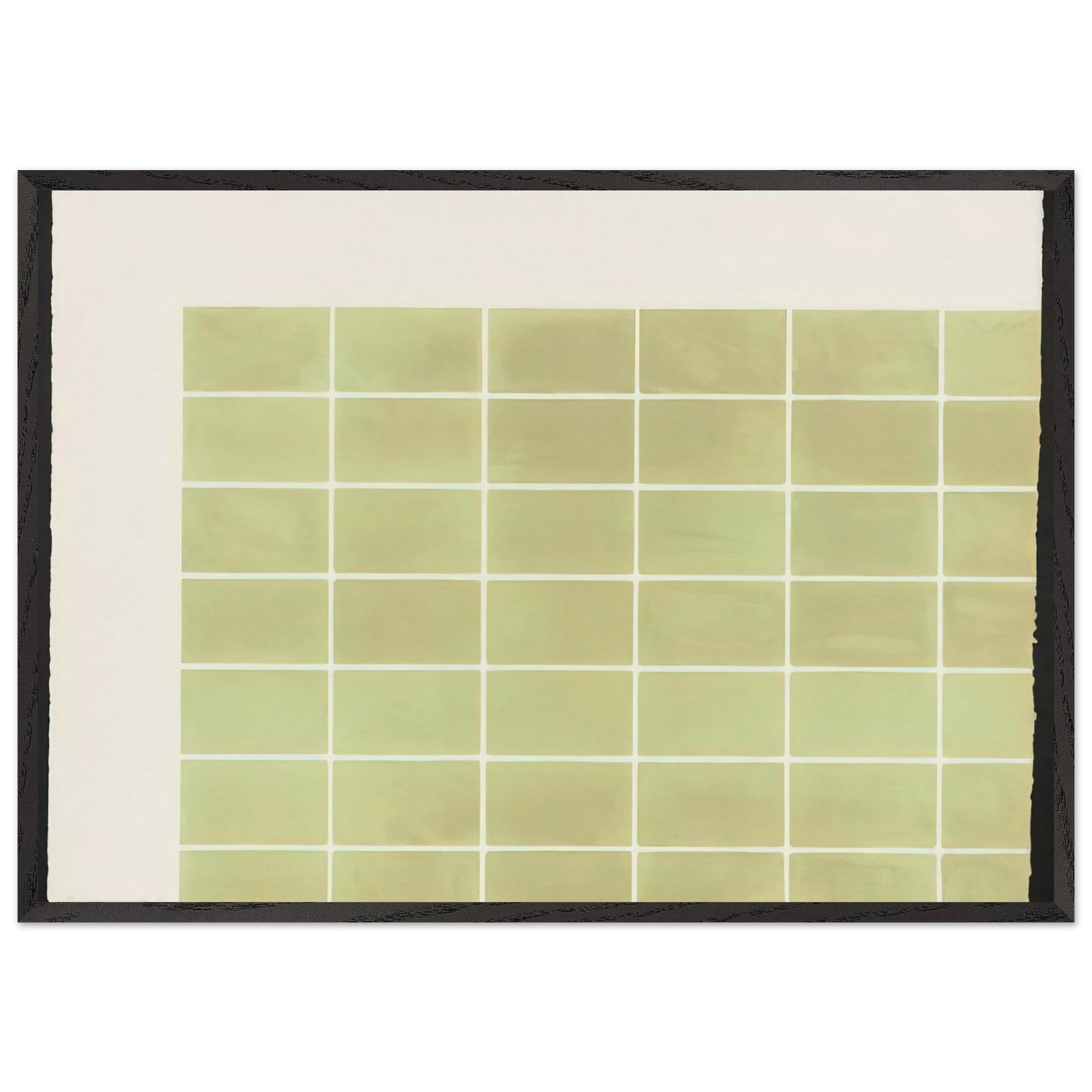 Zapruder Green - 1968 - Mark Lancaster Framed Art Print – Black Wooden Frame - Default Title - -Framed Art Print